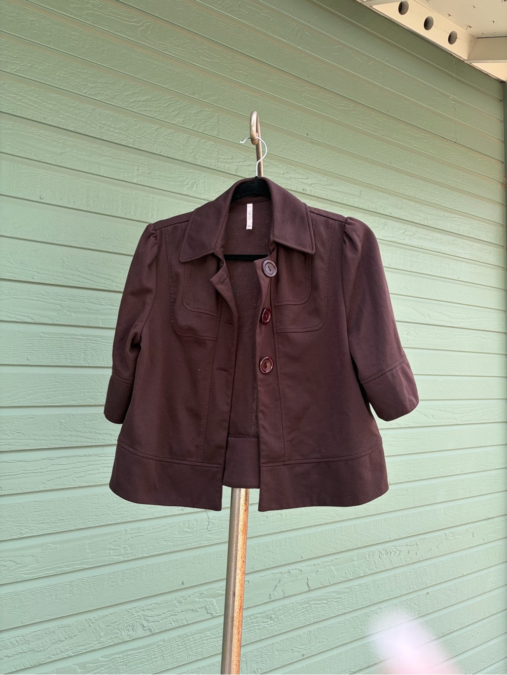 Rue21 Brown Short Buttoned Blazer